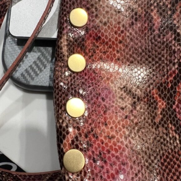 Hammitt Pink and Brown Snakeskin Crossbody Bag - Picture 2 of 4